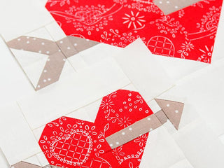 Load image into Gallery viewer, Pattern, True Love Valentine Quilt Block by Ellis &amp; Higgs (digital download)
