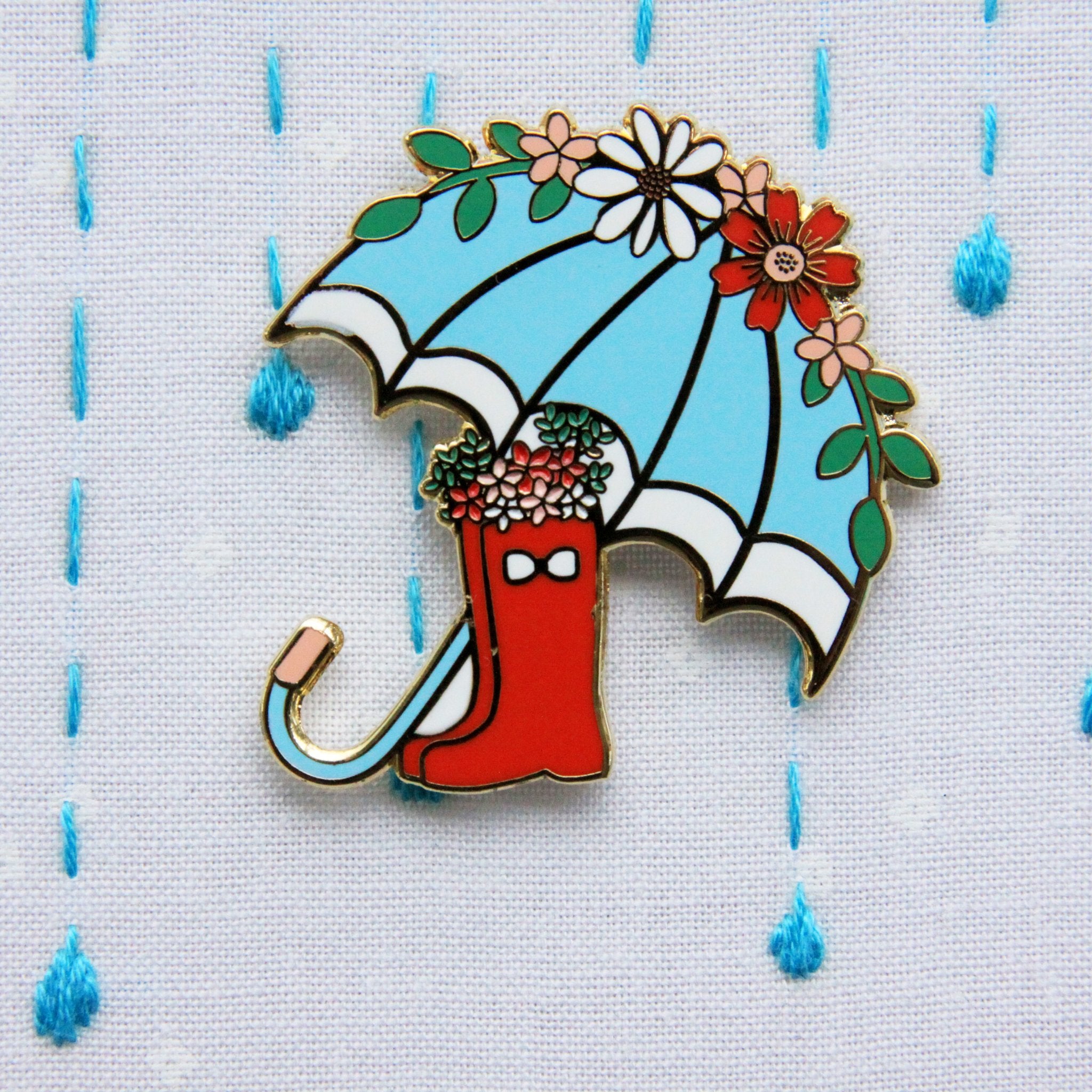 Needle Minder, UMBRELLA & BOOTS by Flamingo Toes