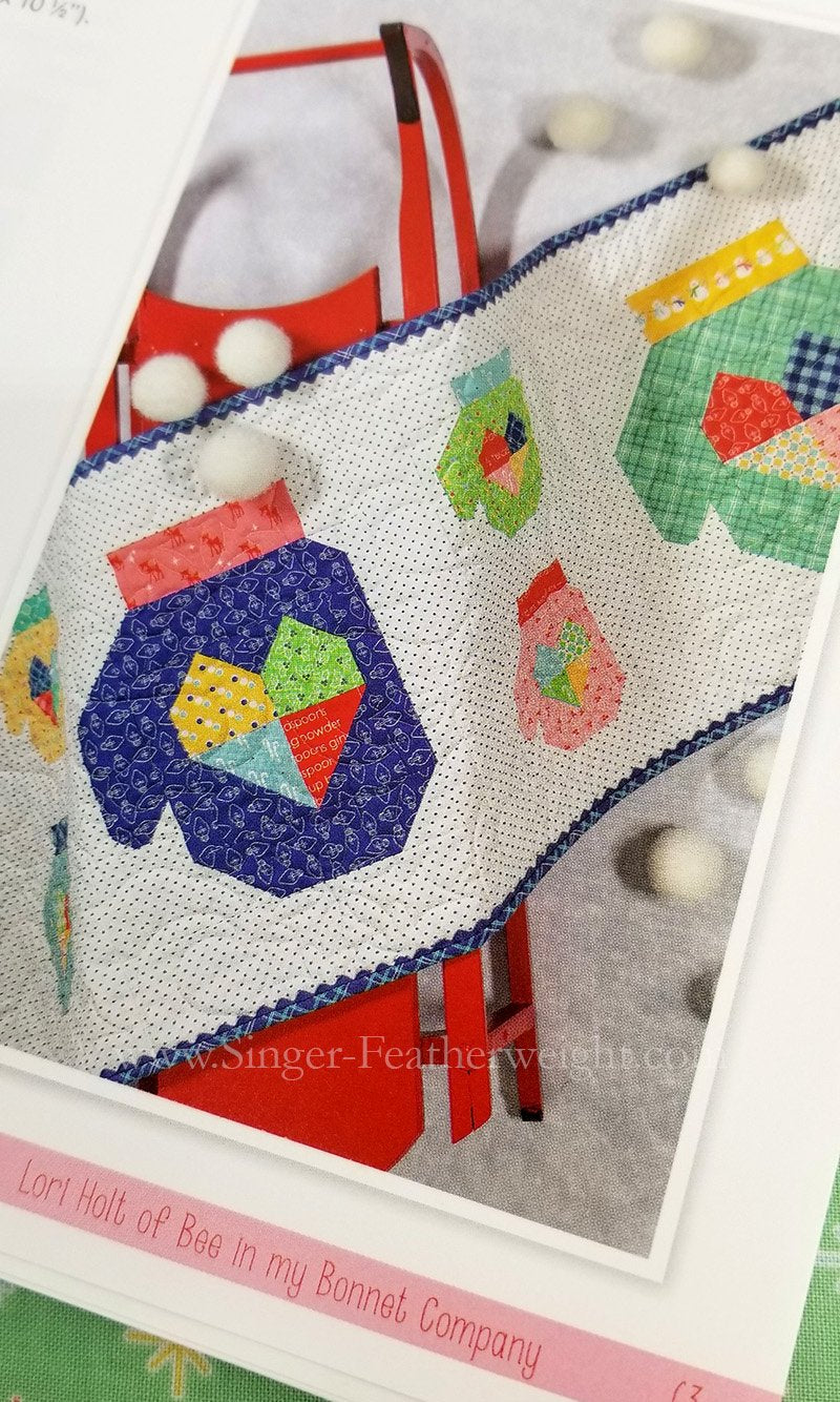 CLEARANCE PATTERN BOOK, Vintage Christmas by Lori Holt of Bee in My Bonnet (SOLD AS IS)