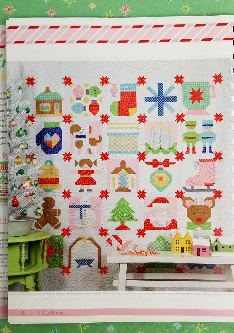 PATTERN BOOK, Vintage Christmas by Lori Holt of Bee in My Bonnet
