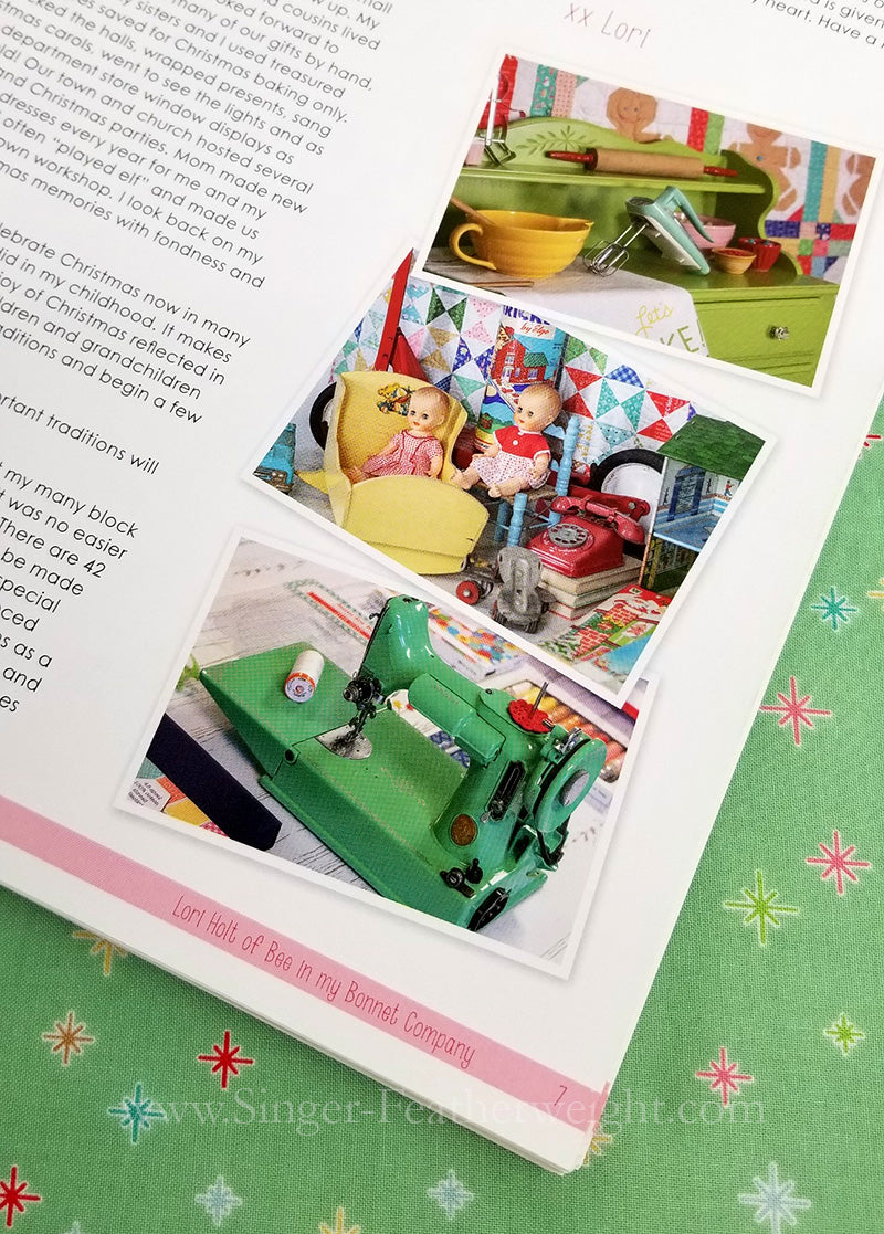PATTERN BOOK, Vintage Christmas by Lori Holt of Bee in My Bonnet