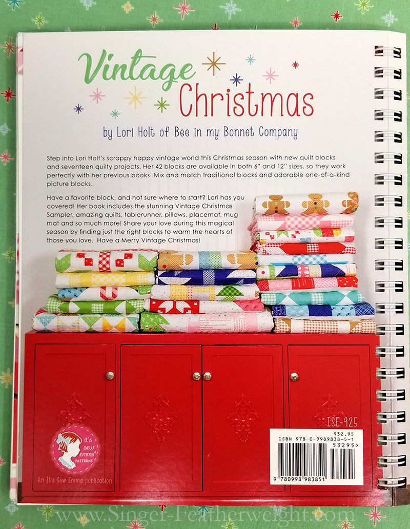 PATTERN BOOK, Vintage Christmas by Lori Holt of Bee in My Bonnet