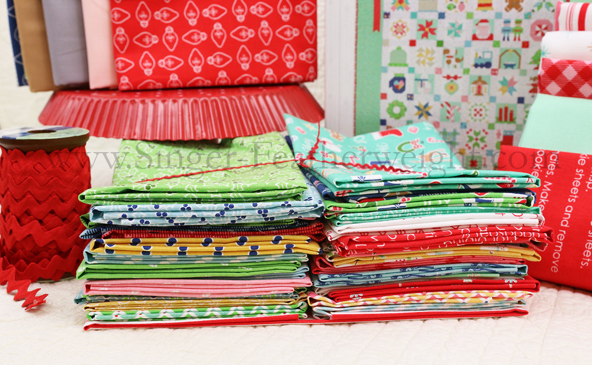 Quilt Kit, Vintage Cozy Christmas Fabric COLLECTION