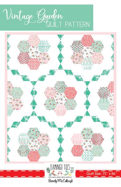 PATTERN, VINTAGE GARDEN Quilt by Beverly McCullough