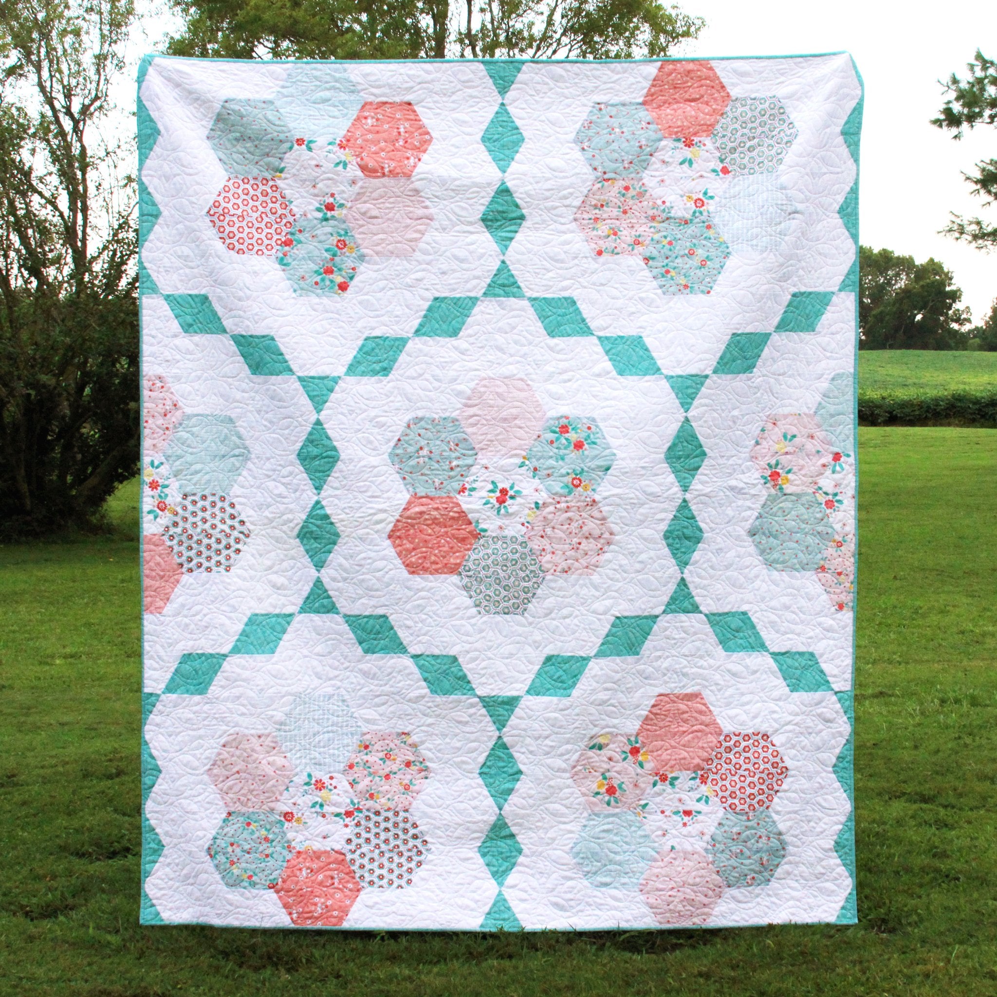 PATTERN, VINTAGE GARDEN Quilt by Beverly McCullough