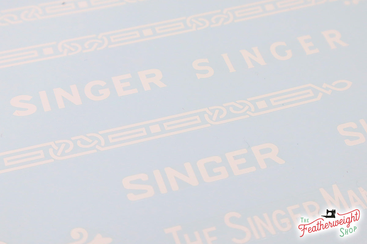 featherweight silver  celtic knot decal set