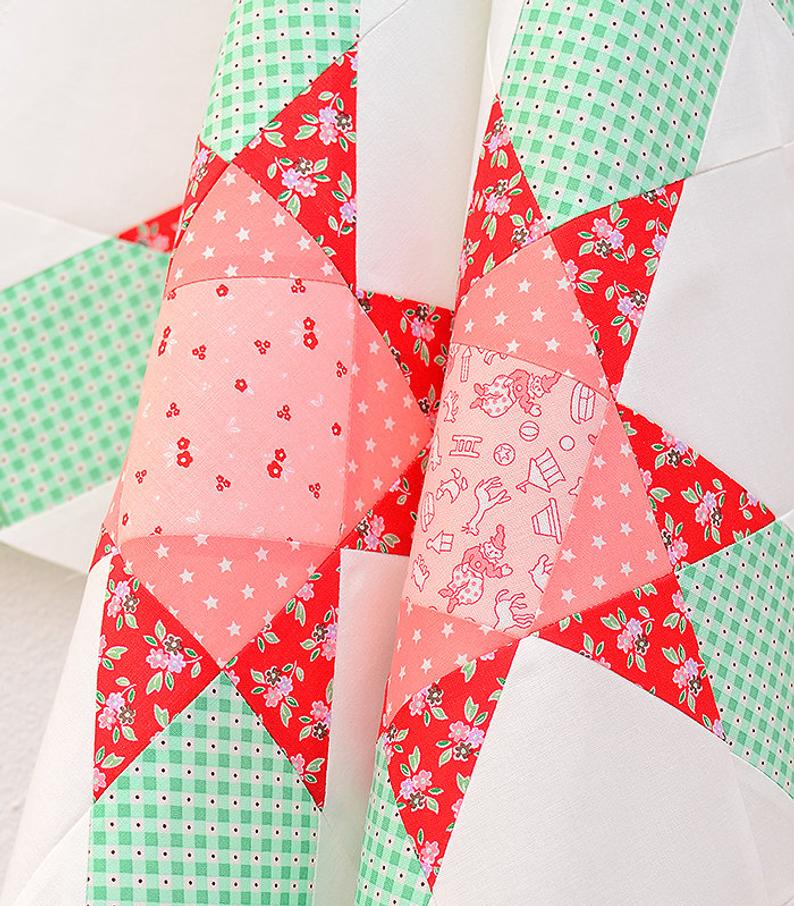 Pattern, Winter Stars Quilt by Ellis & Higgs (digital download)