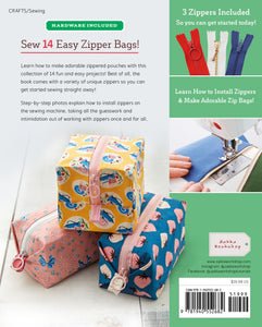 PATTERN BOOK, The Zipper Pouch Book + Zippers