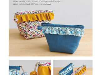 Load image into Gallery viewer, PATTERN BOOK, The Zipper Pouch Book + Zippers