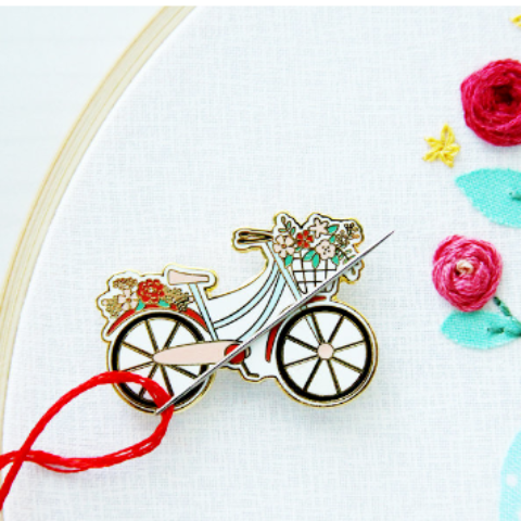 Needle Minder, VINTAGE BICYCLE by Flamingo Toes