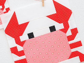 Load image into Gallery viewer, Pattern, Nautical Crab Quilt Block by Ellis &amp; Higgs (digital download)