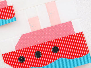 Load image into Gallery viewer, Pattern, Nautical Steamship Quilt Block by Ellis &amp; Higgs (digital download)