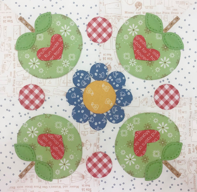 Sew Simple Shapes, Sew Cherry FRUIT SALAD by Lori Holt of Bee in My Bonnet