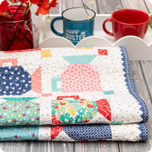 PATTERN, GOOD MORNING MUG Table Runner Quilt Pattern by Lori Holt of Bee in my Bonnet
