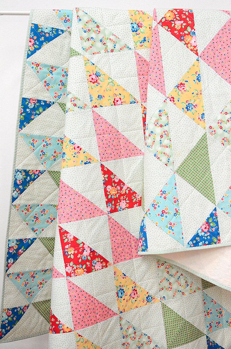 Pattern, Rainbow Geese Quilt by Ellis & Higgs (digital download)