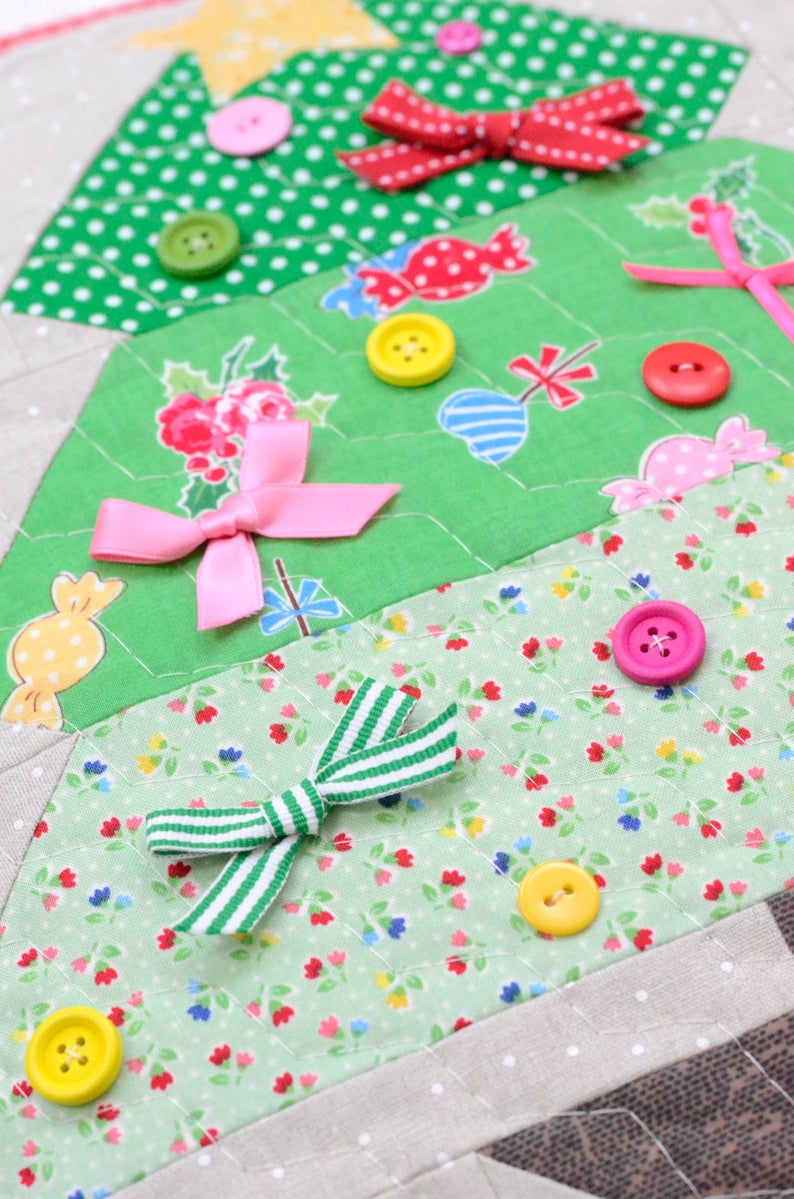 Pattern, Under The Tree Pillow Cover / MINI Quilt by Ellis & Higgs (digital download)