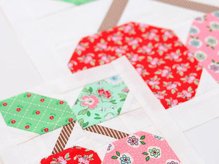 Load image into Gallery viewer, Pattern, Cherry Quilt Block by Ellis &amp; Higgs (digital download)