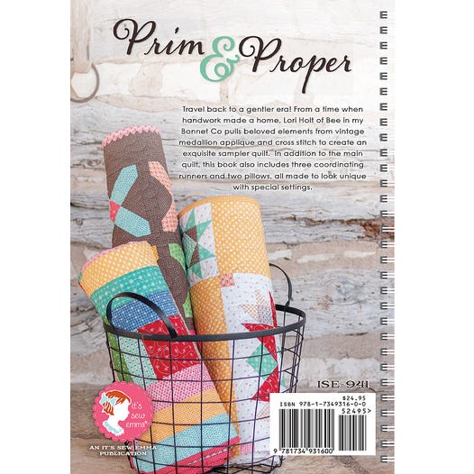PATTERN BOOK, Prim & Proper by Lori Holt of Bee in my Bonnett