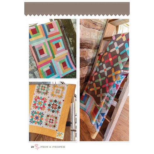 PATTERN BOOK, Prim & Proper by Lori Holt of Bee in my Bonnett