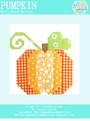 Pattern SET, Autumn Fall Cozy Themed Quilt Blocks by Burlap and Blossom (digital download)