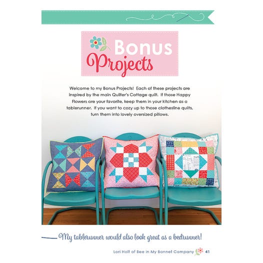 PATTERN BOOK, Quilter's Cottage by Lori Holt