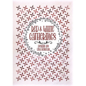 Red and White Gathering Quilt Pattern Book