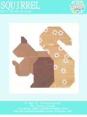 Pattern SET, Autumn Fall Cozy Themed Quilt Blocks by Burlap and Blossom (digital download)