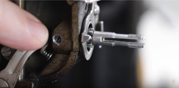 Screw, Stud Set Screw for Tension Unit, Singer Featherweight (Vintage Original)