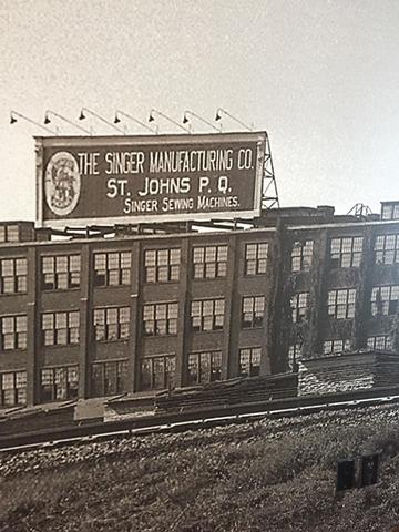 Singer Sewing at the St. John's Factory, Quebec, Canada