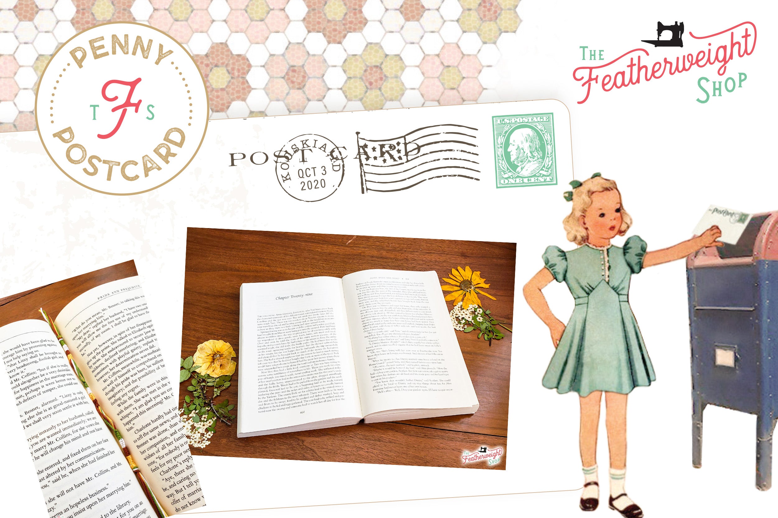 Penny Postcard: Classic Books & Vintage Bookmarks