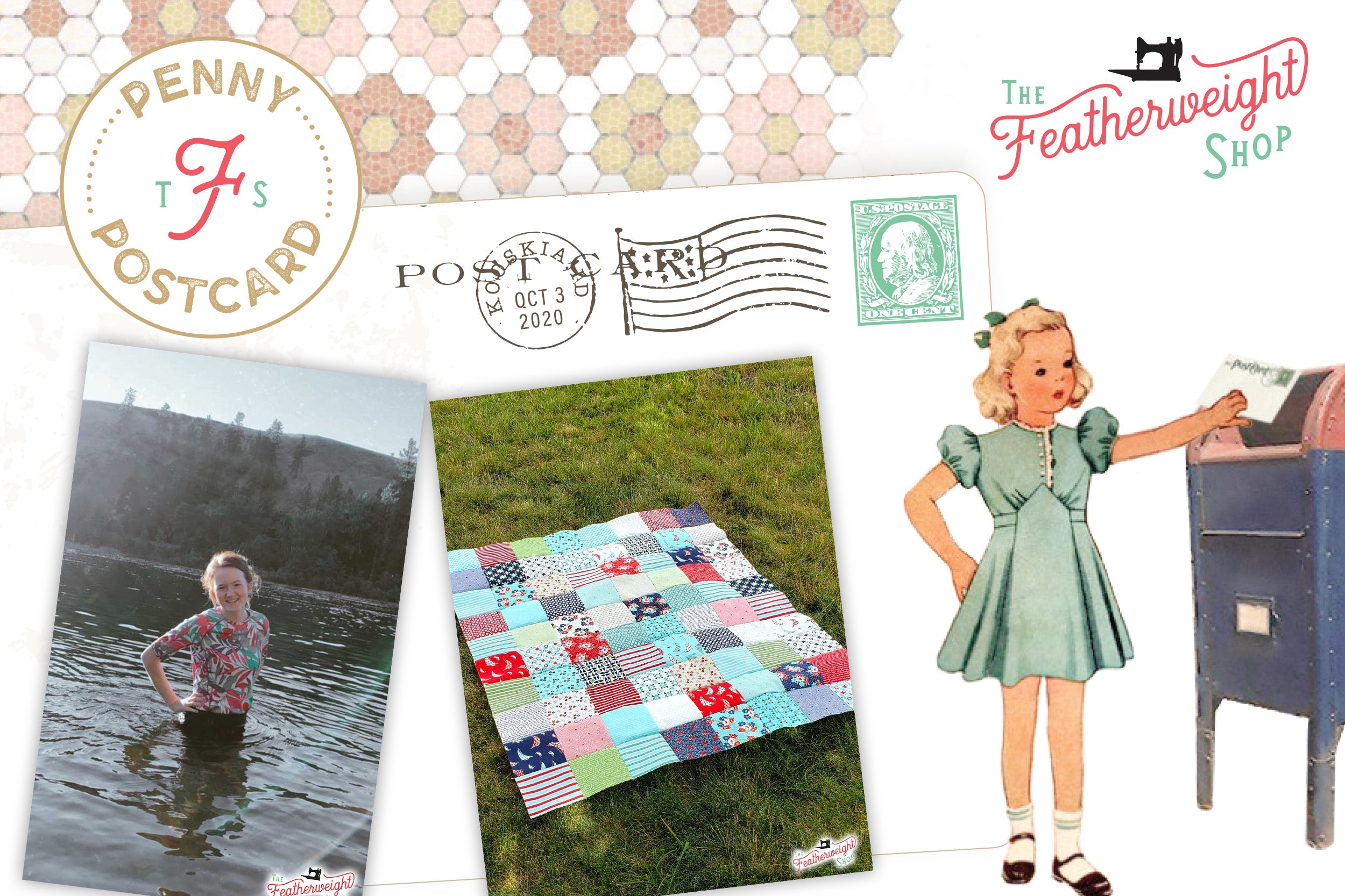 Penny Postcard: Summer Swimming and Baby Quilts