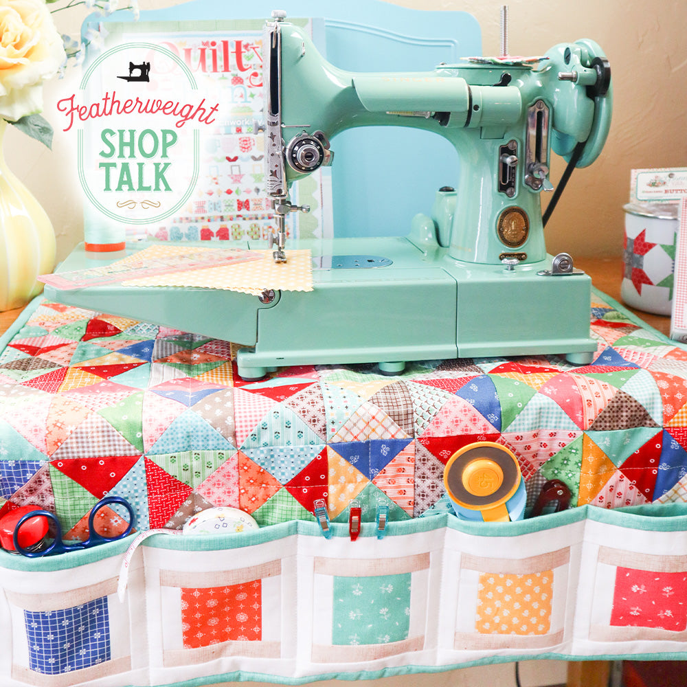 Shop Talk: Featherweight Sewing Machine Mat & Cover