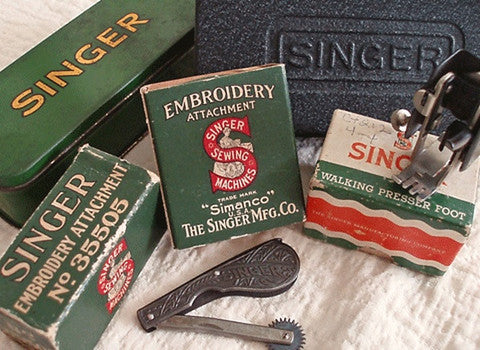 Vintage Singer Attachments & Accessories Identification Chart