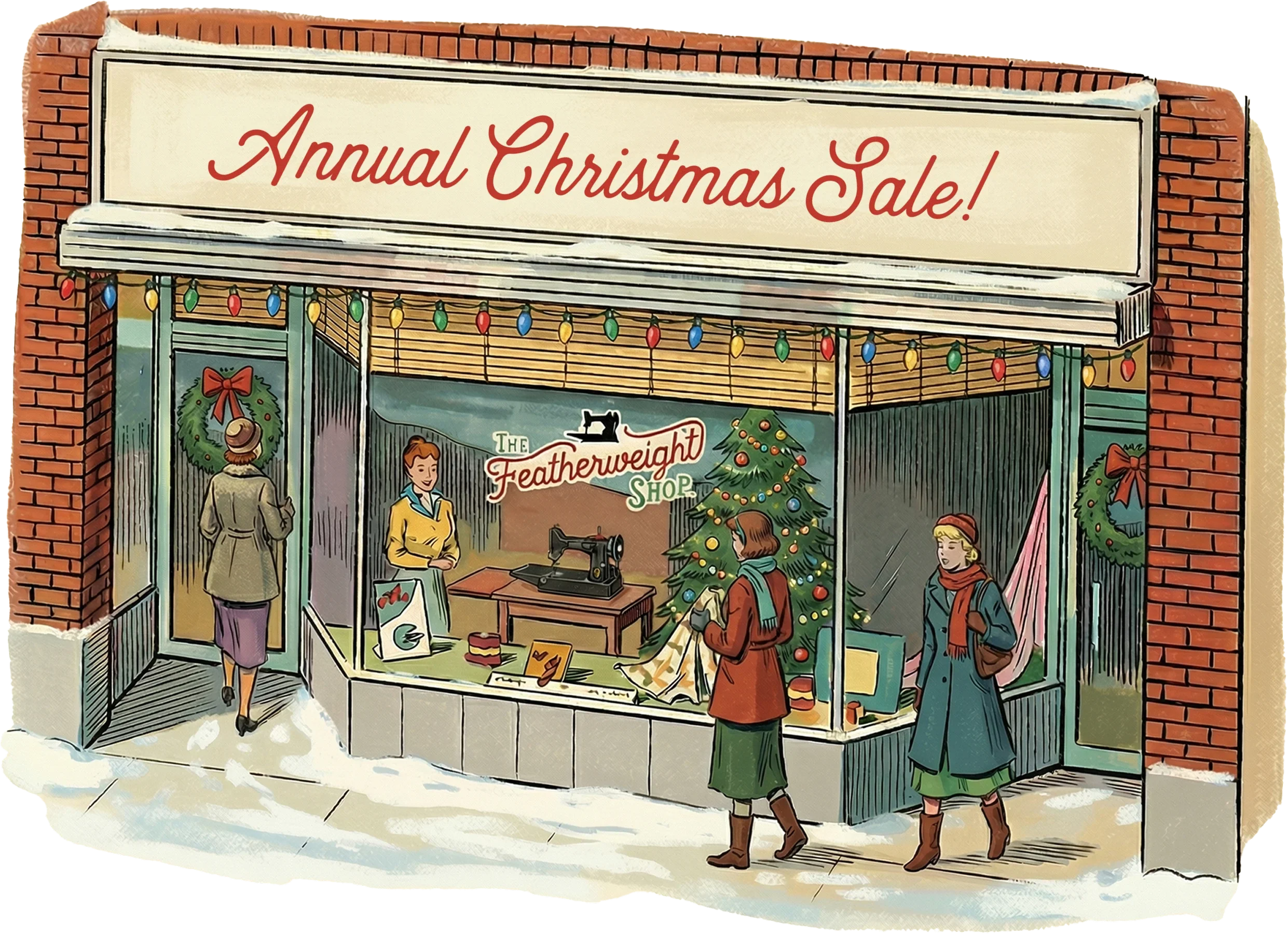 The Featherweight Shop Annual Christmas Sale!