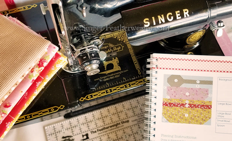 Farm Girl Vintage Quilt & Featherweight Sew Along - Block 4 (Baking Day)