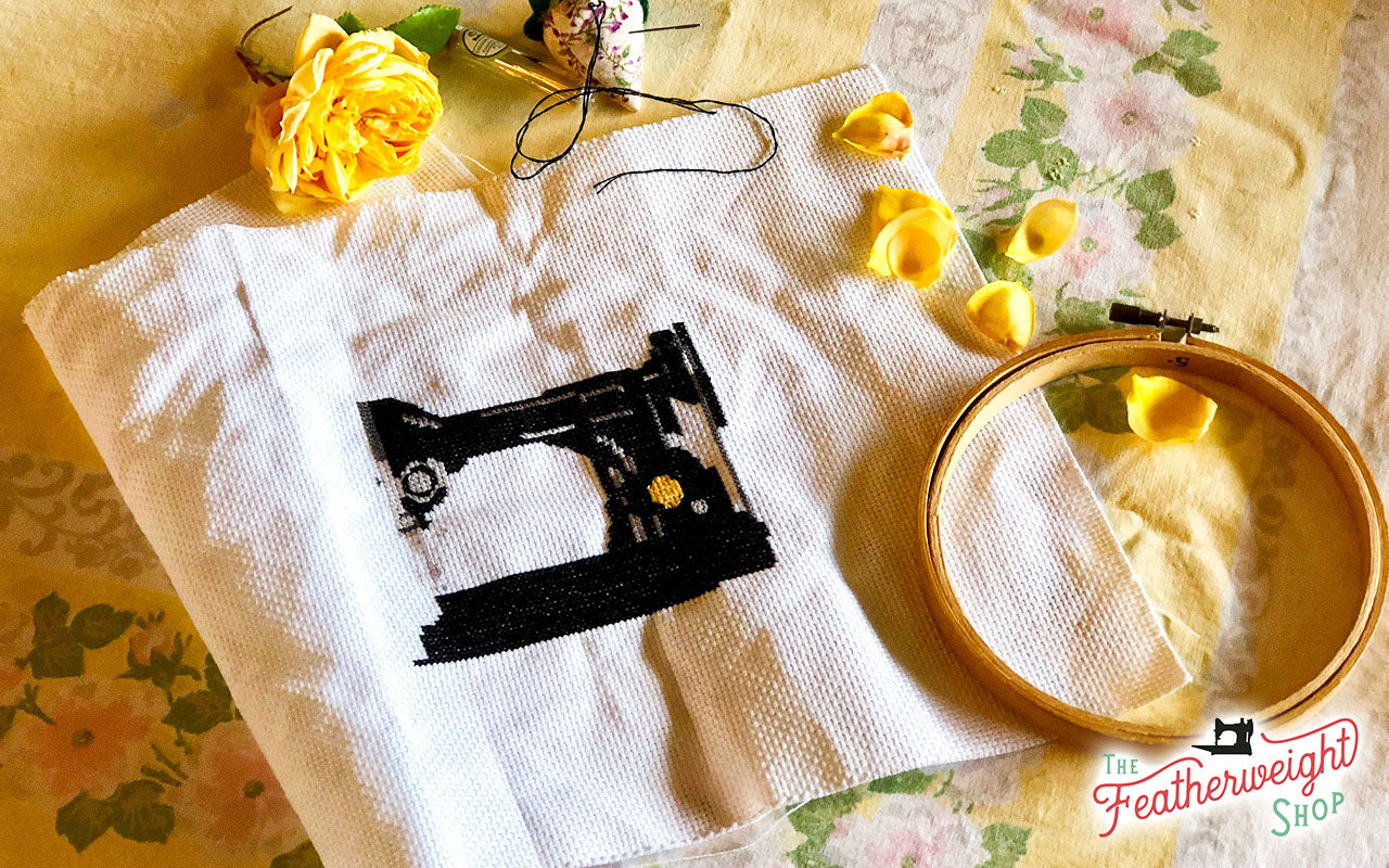 Stitch Along:  Featherweight in Cross Stitch - Part 3