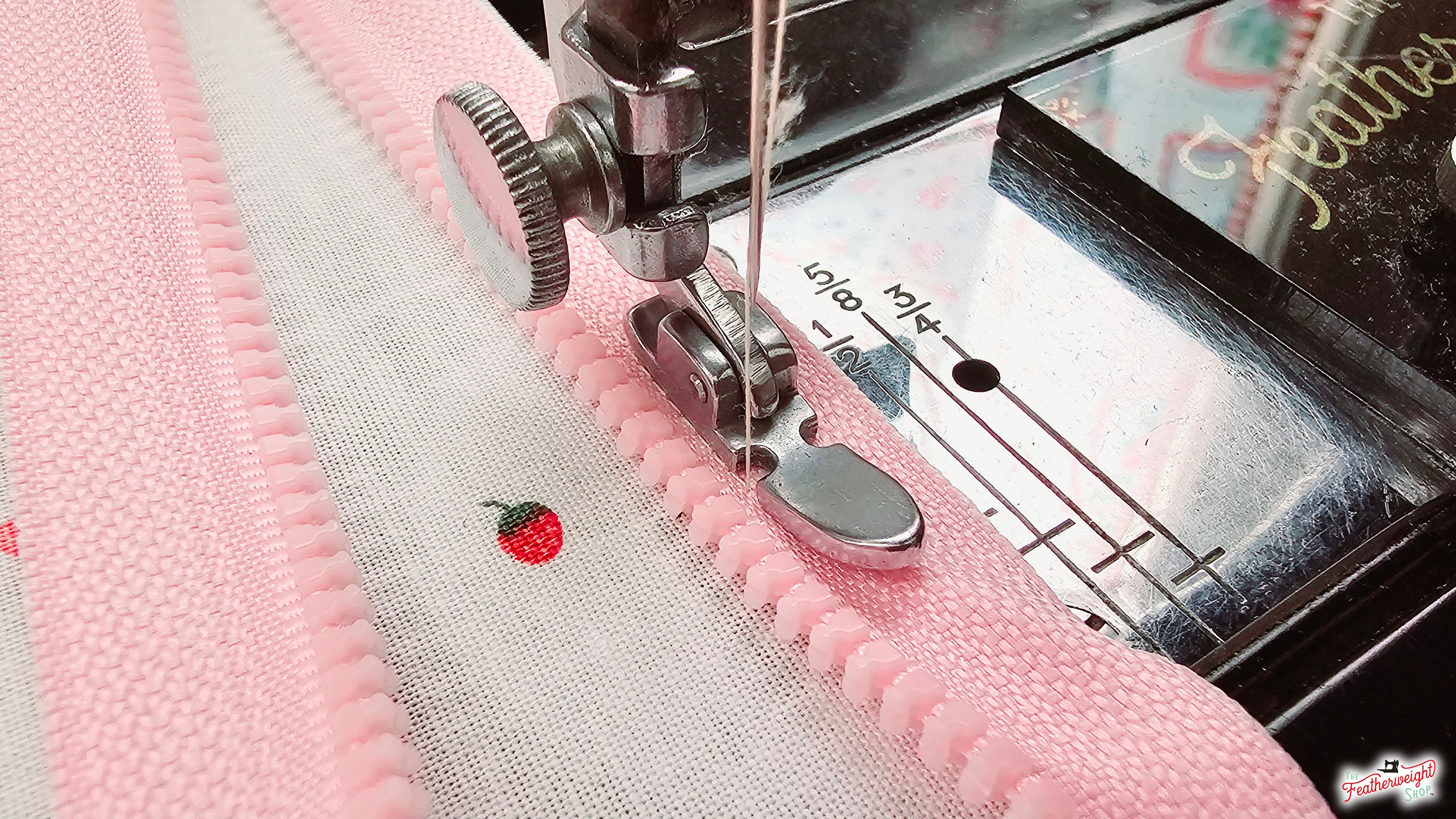 Zipper Feet Sewing on a Featherweight - Regular or Invisible