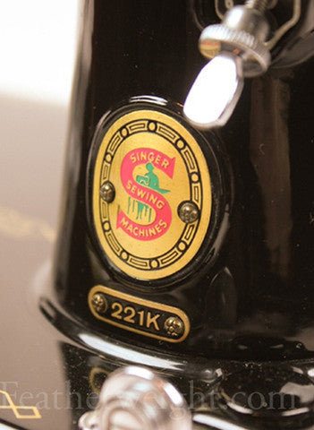 Singer Featherweight Red 'S' Badge