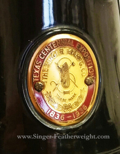 Singer Featherweight Texas Centennial - 1936