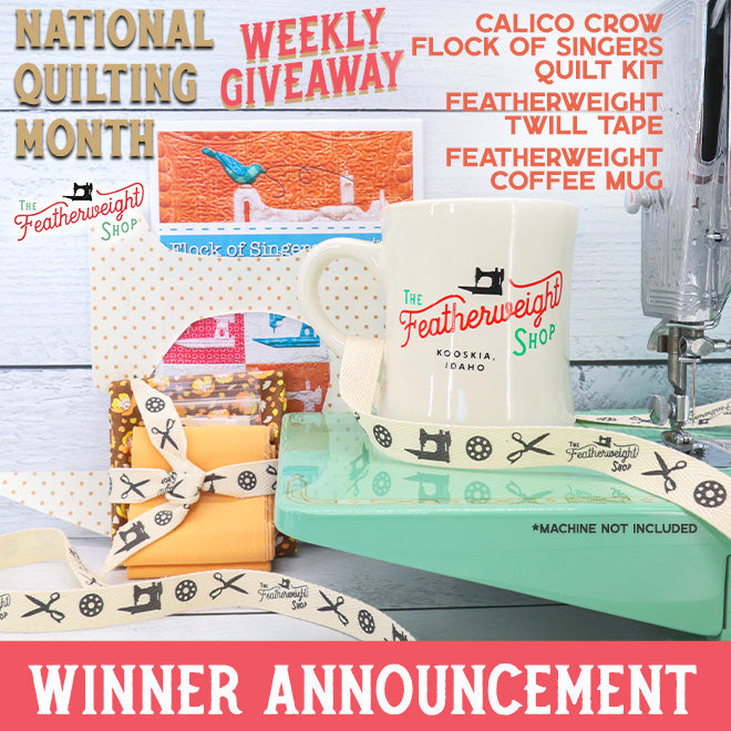 National Quilting Month Weekly Giveaway