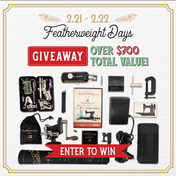 Featherweight Days Giveaway!