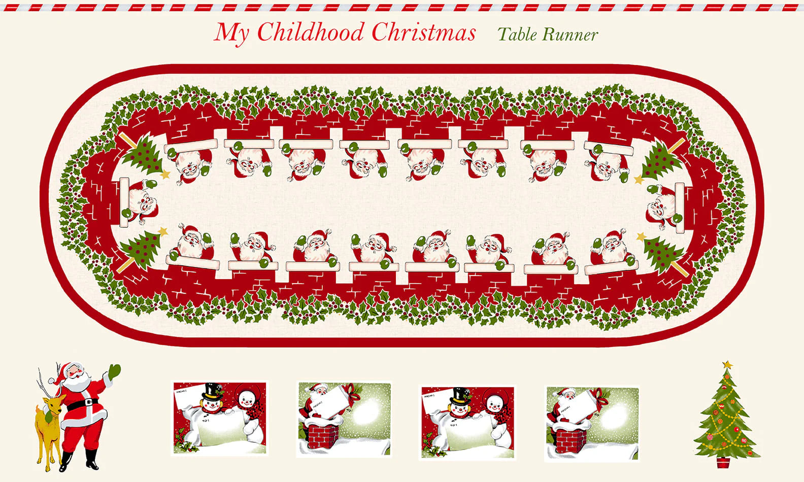 Fabric, My Childhood Christmas by Buttermilk Basin - FAT QUARTER BUNDLE + PANELS