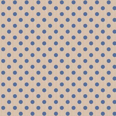 Fabric, Creating Memories Collection by Tilda - Polkadot BLUE (Backing Cut - FIVE YARDS)