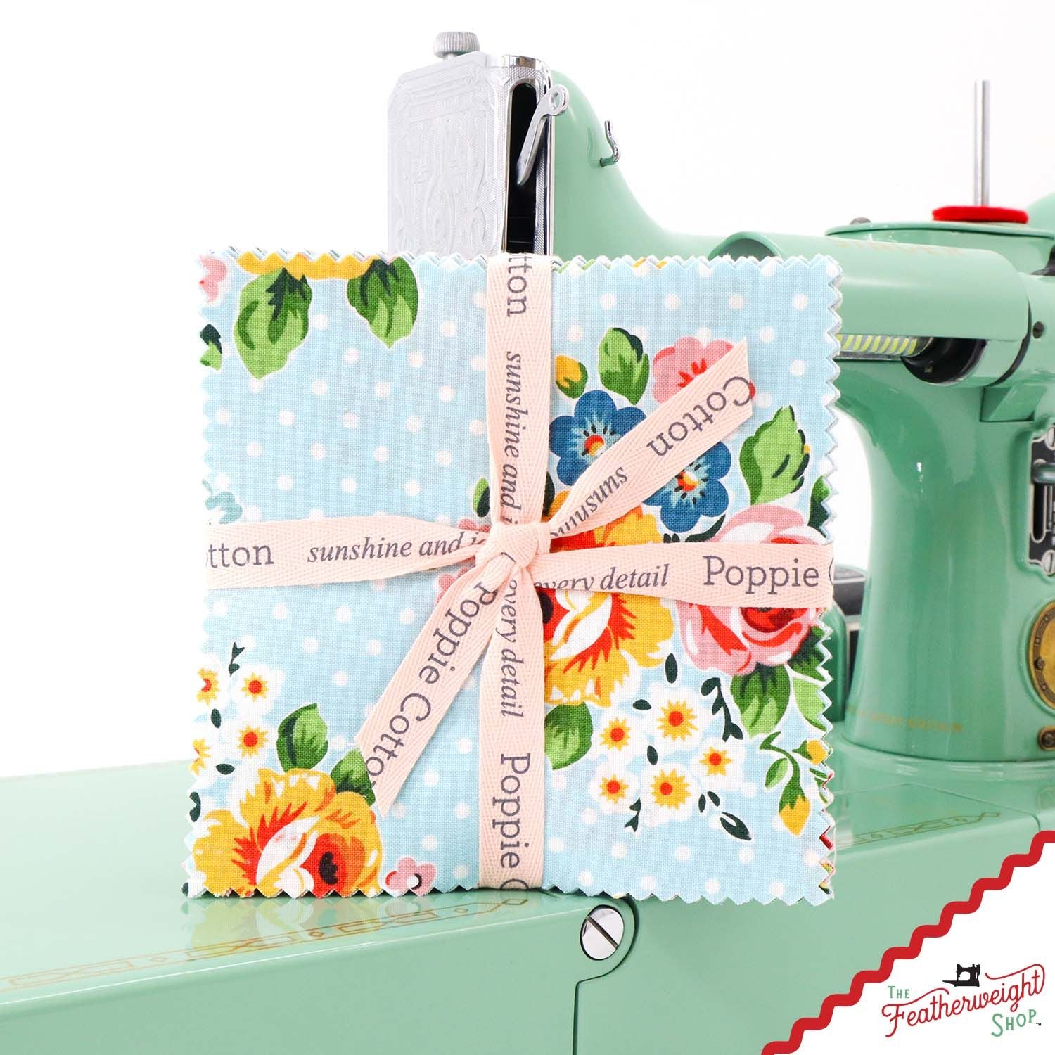 Fabric, Flower Market by Elea Lutz for Poppie Cotton - 5" Stacker