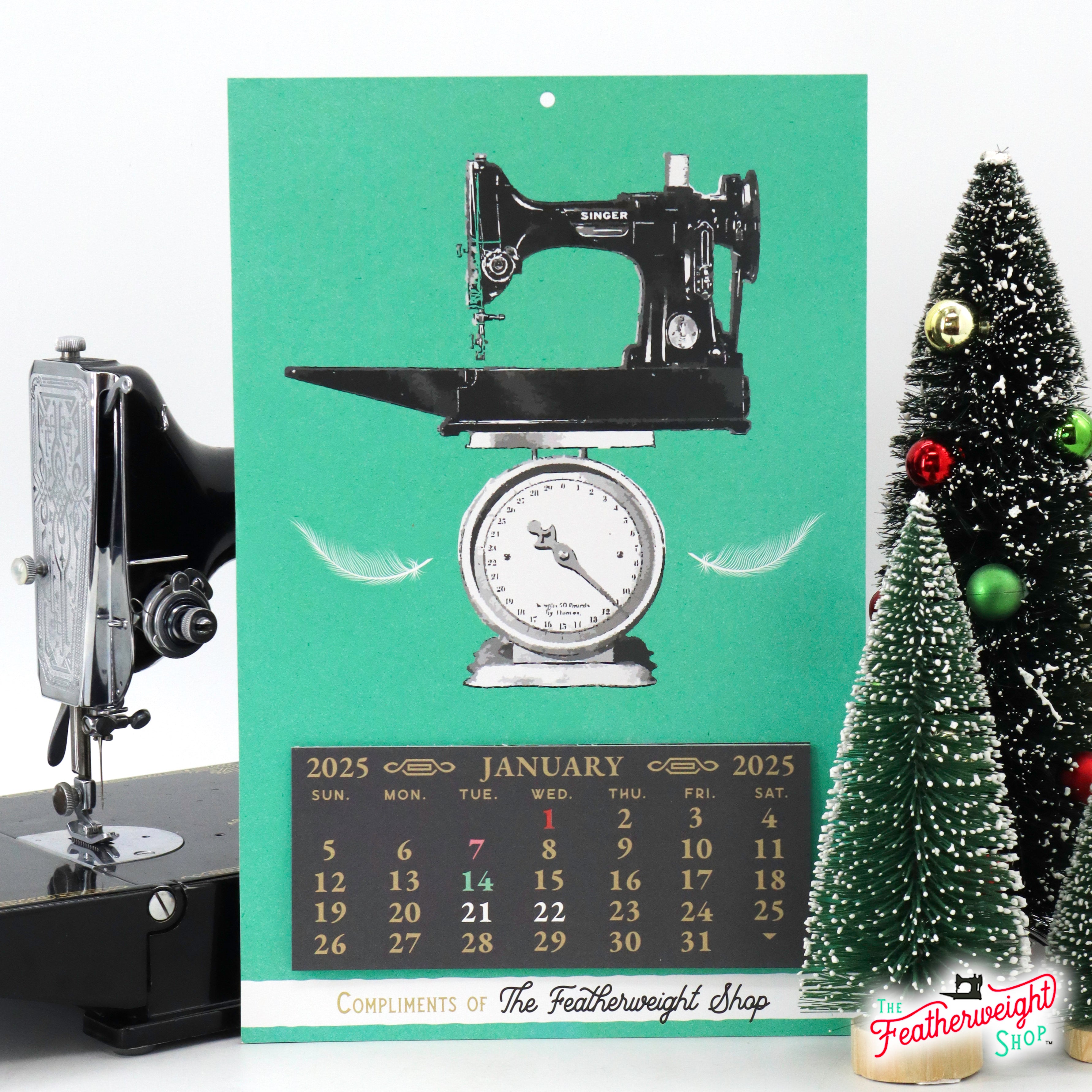 Calendar, Featherweight Shop 2025