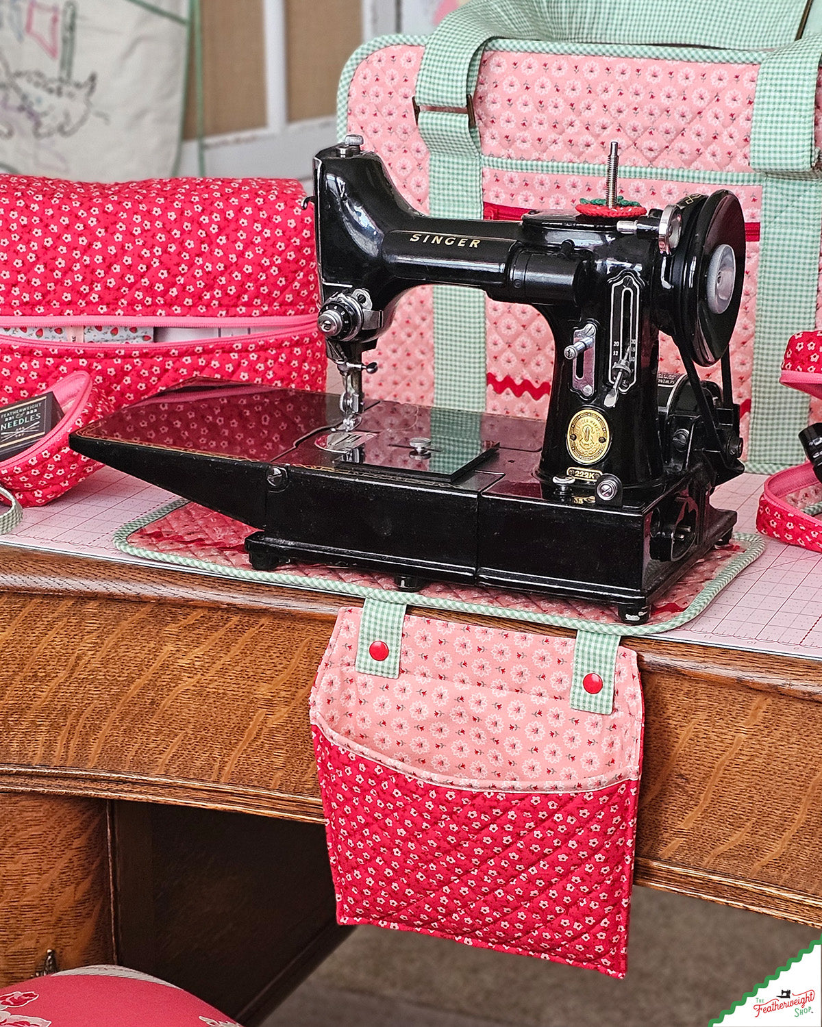 Featherweight Stitcher's Suitcase & Feathered Friends ByAnnie, COMPLETE KIT to Sew