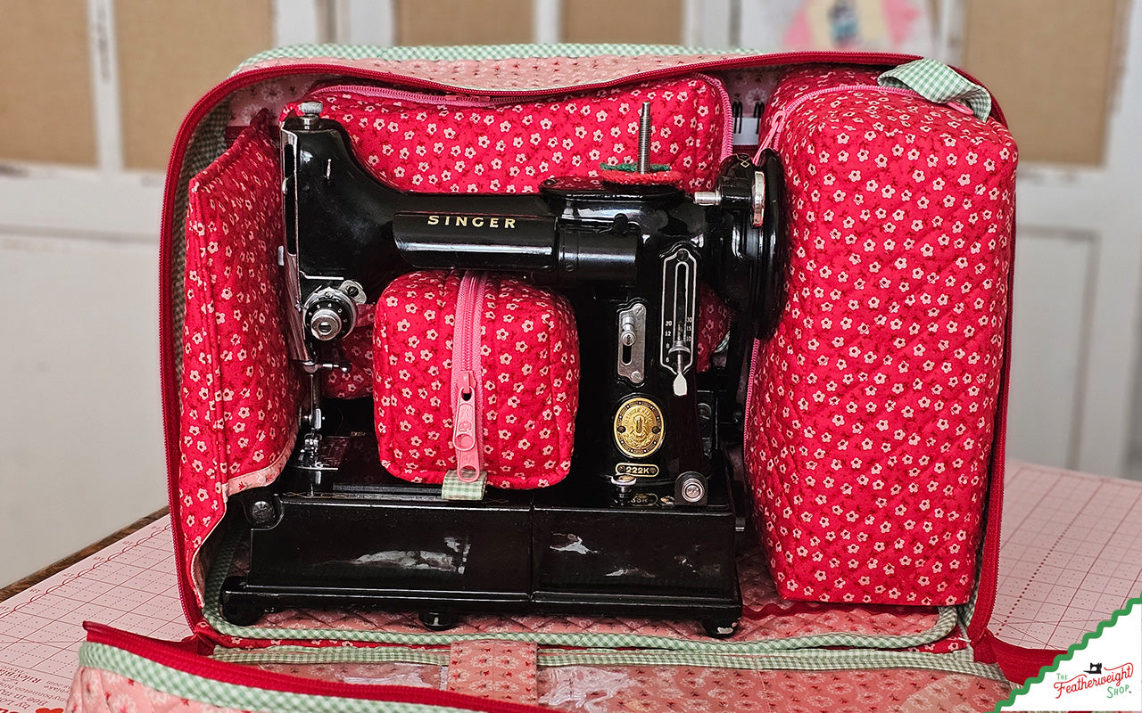Featherweight Stitcher's Suitcase & Feathered Friends ByAnnie, COMPLETE KIT to Sew