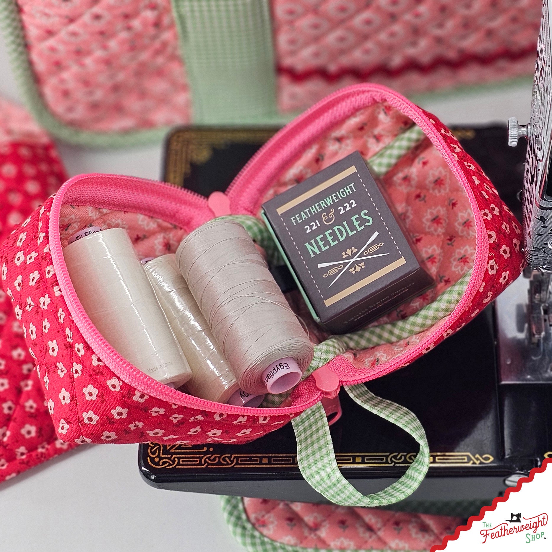 Featherweight Stitcher's Suitcase & Feathered Friends ByAnnie, COMPLETE KIT to Sew