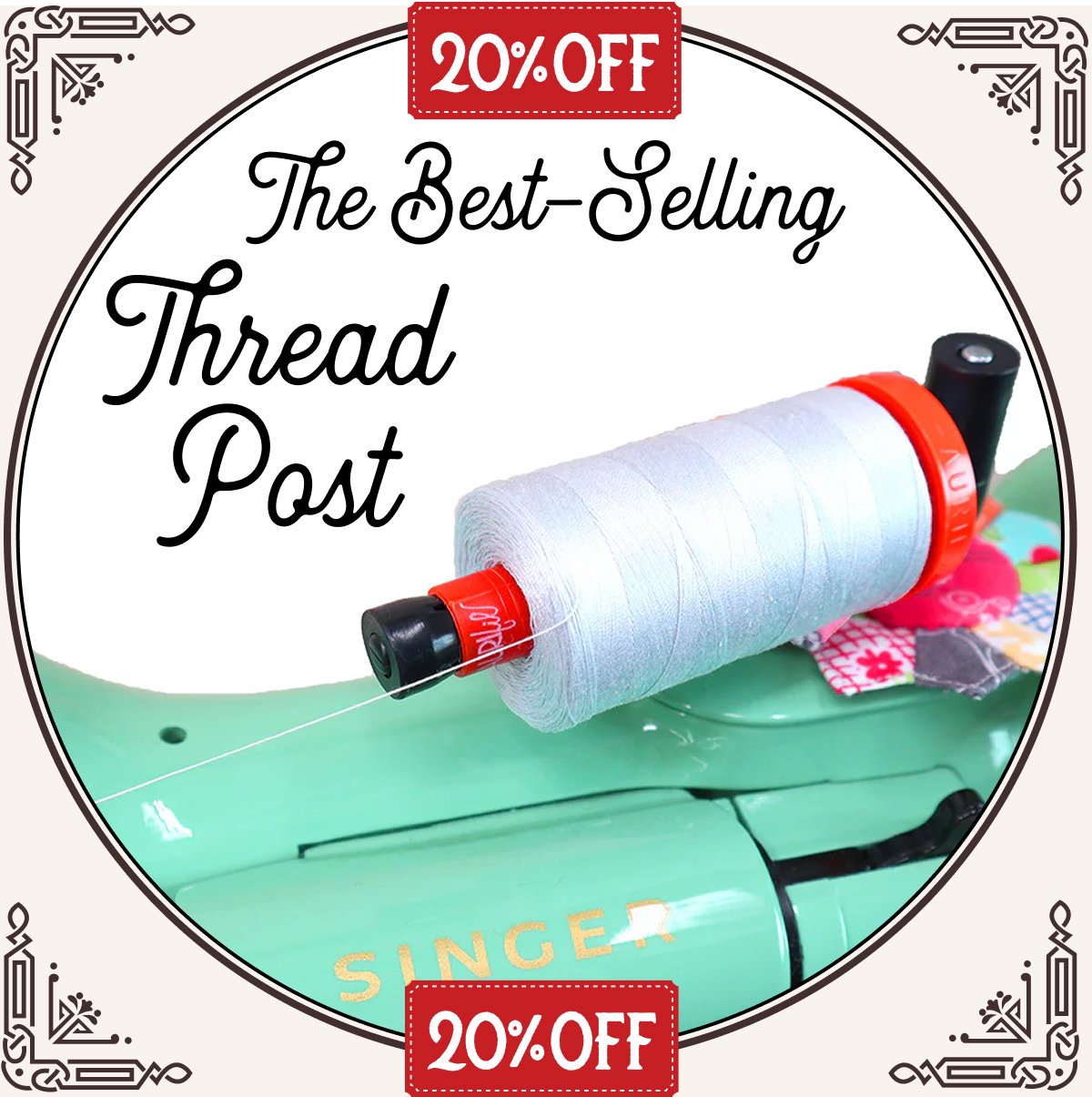Thread Post for Vintage Singer Sewing Machines