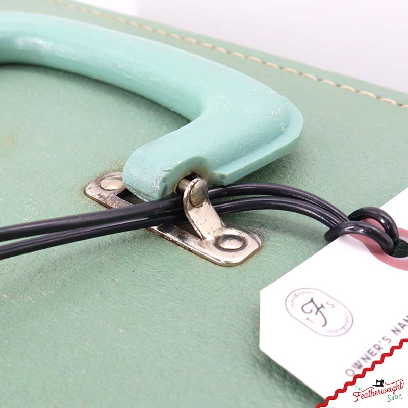 221K7 (WHITE) Luggage & I.D. Tag for Singer Featherweight